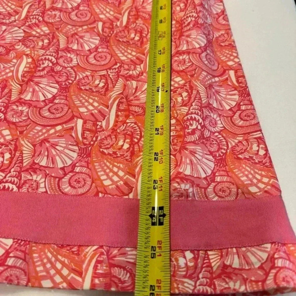 NWOT Girls Vineyard Vines Seashell Print Shift Dress Size 7 Pink Coral - Picture 5 of 9